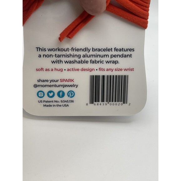 Momentum Motivation Inspirational BELIEVE IN YOURSELF Orange Wrap Bracelet New - Picture 7 of 7